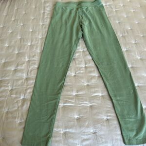 Crewcuts girls size 10 leggings pale green